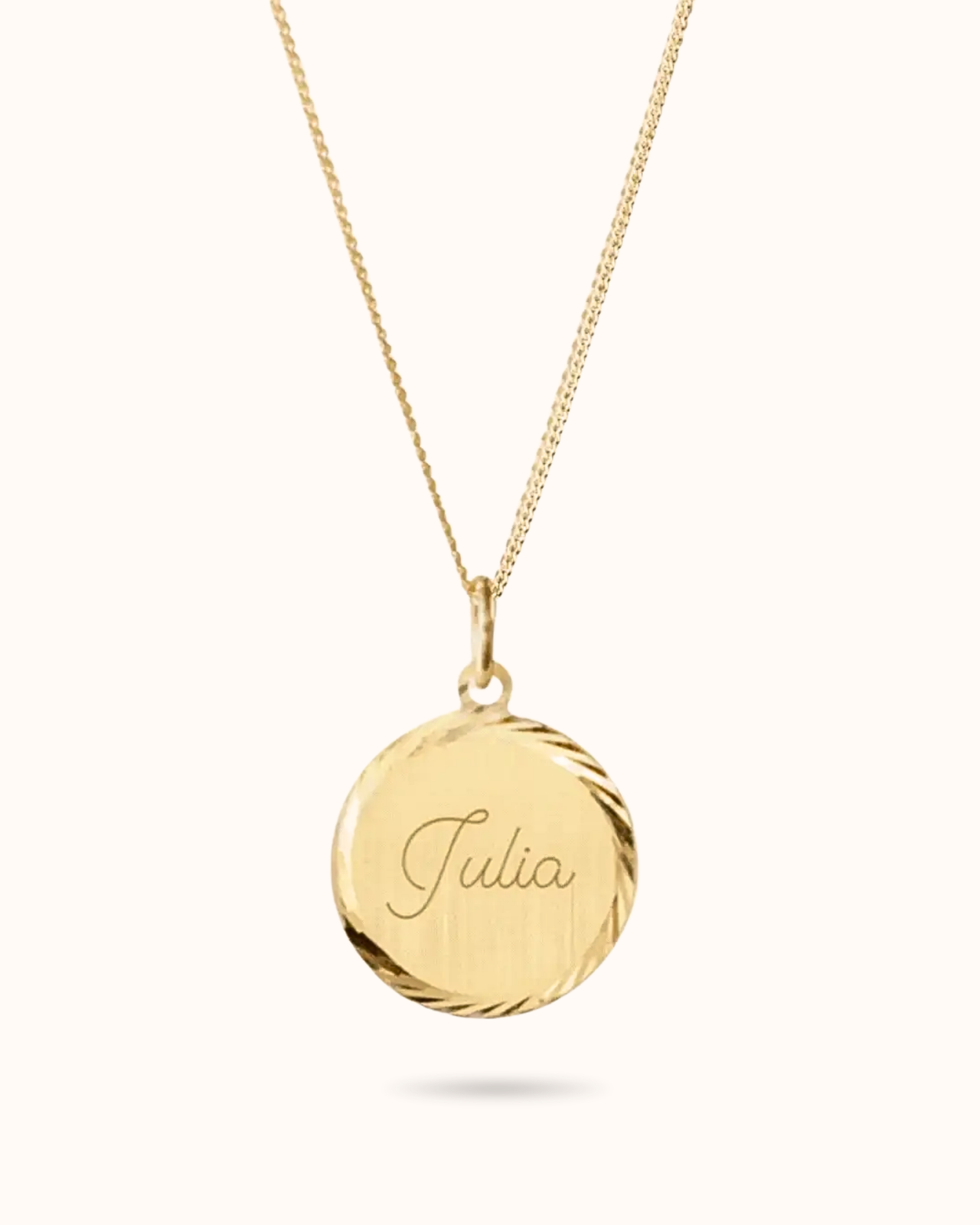 14k Classic Coin Necklace - 14k Solid Gold 14k Classic Coin Necklace - 14k Solid Gold