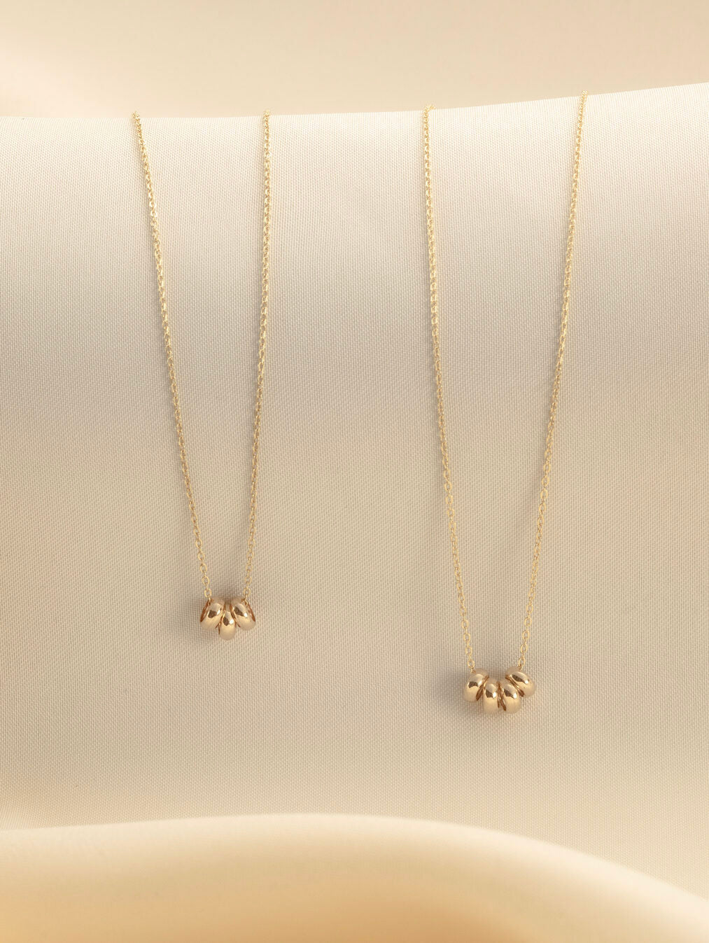 14k Family Ring Necklace - 14k gold 14k Family Ring Necklace - 14k gold