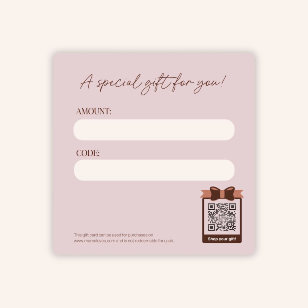 MAMALOVES Carte Cadeau  MAMALOVES Carte Cadeau