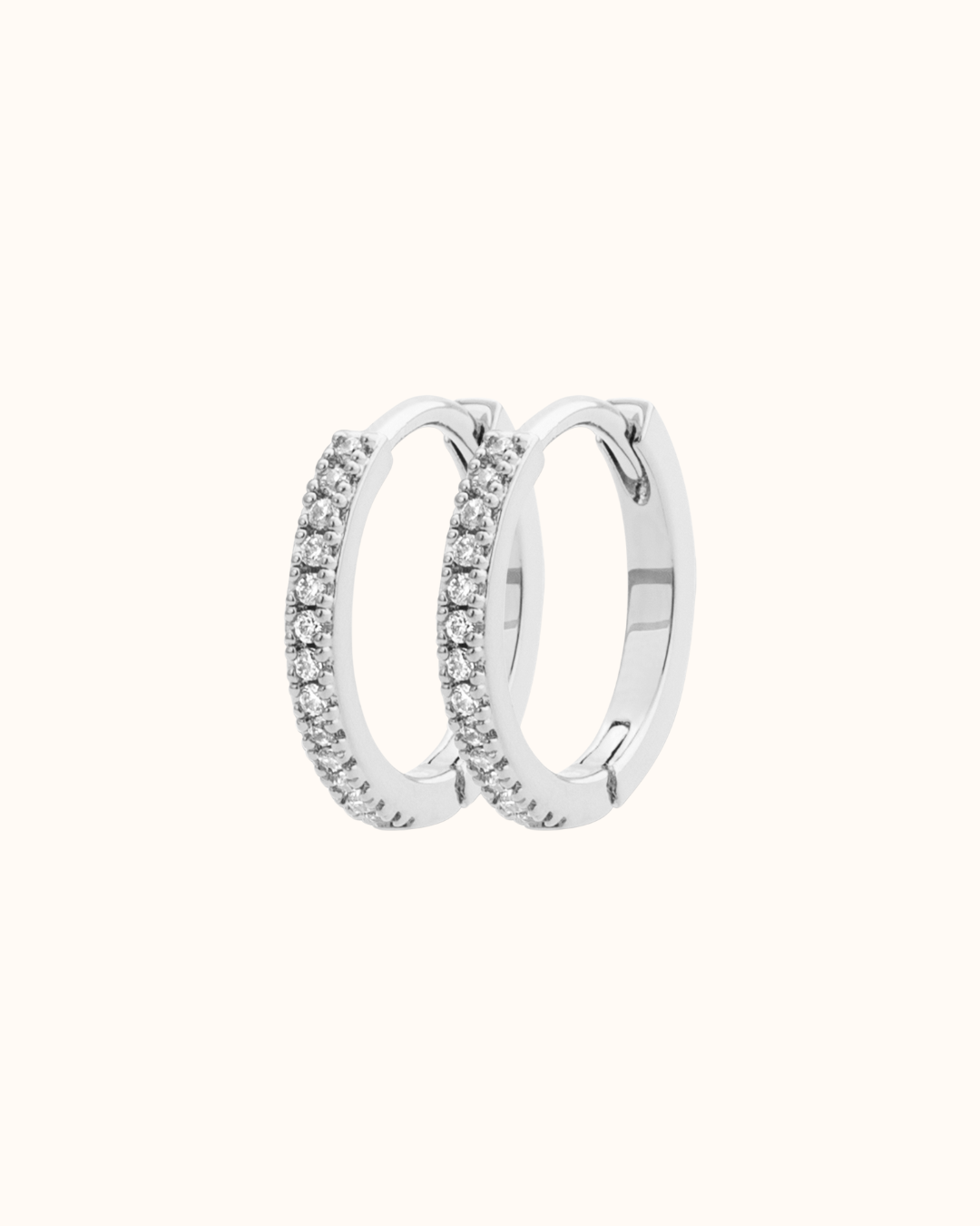 Sparkle Hoops - Sterling Zilver 925 Sparkle Hoops - Sterling Zilver 925