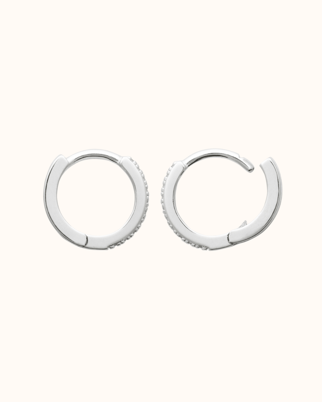Sparkle Hoops - Sterling Zilver 925 Sparkle Hoops - Sterling Zilver 925