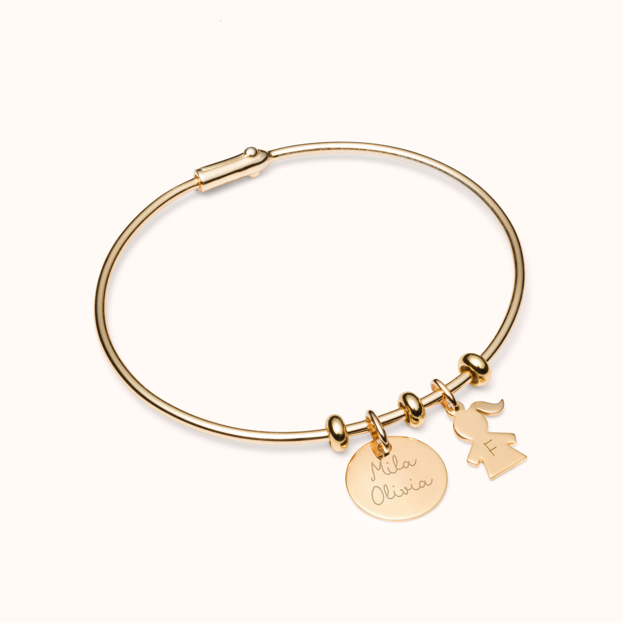 Charm Bangle Classic - 18k Verguld Charm Bangle Classic - 18k Verguld