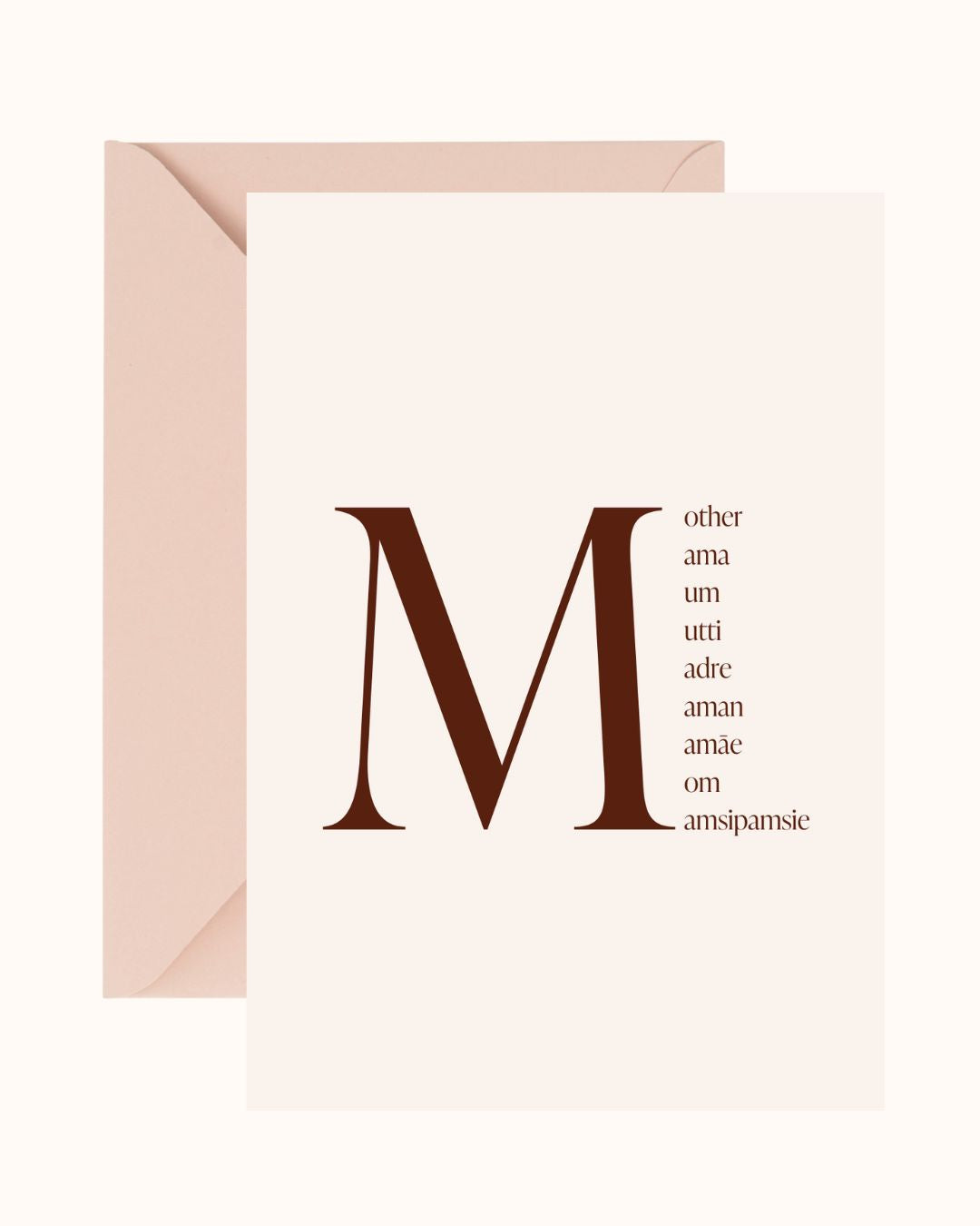 Mom Card Mom Card
