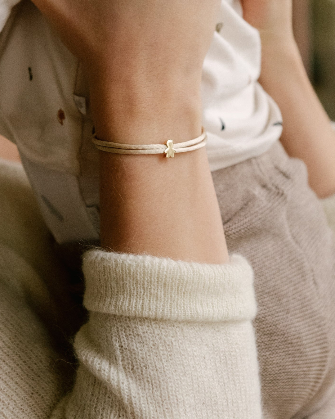 Herknopen 14k Proud Mom Armband - 14k Solid Gold Herknopen 14k Proud Mom Armband - 14k Solid Gold