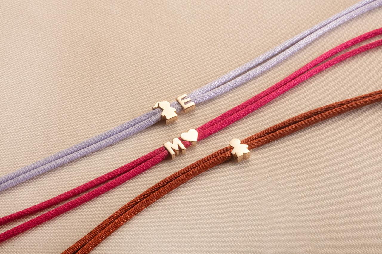 14k PROUD MOM Character Bracelet - 14k gold 14k PROUD MOM Character Bracelet - 14k gold