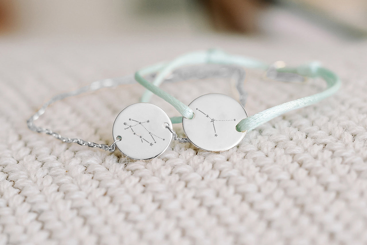 Bracelet Zodiaque Constellation - Argent Bracelet Zodiaque Constellation - Argent