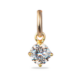 Birthstone Charm Bedel - 18k Verguld Birthstone Charm Bedel - 18k Verguld
