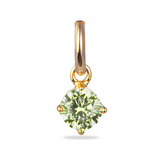 Birthstone Charm Bedel - 18k Verguld Birthstone Charm Bedel - 18k Verguld