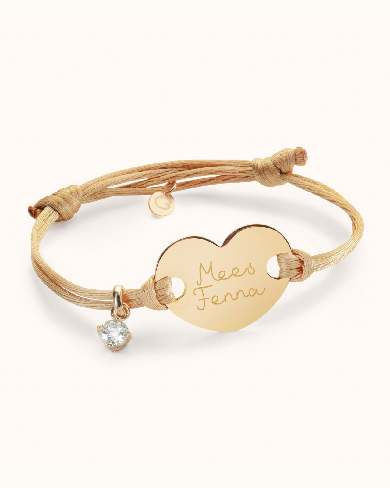 Bracelet Cœur Pierre de Naissance - Plaque or 18 carats Bracelet Cœur Pierre de Naissance - Plaque or 18 carats
