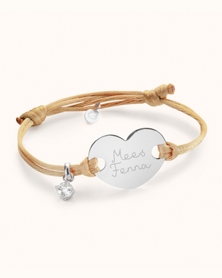 Bracelet Cœur Pierre de Naissance - Argent Bracelet Cœur Pierre de Naissance - Argent
