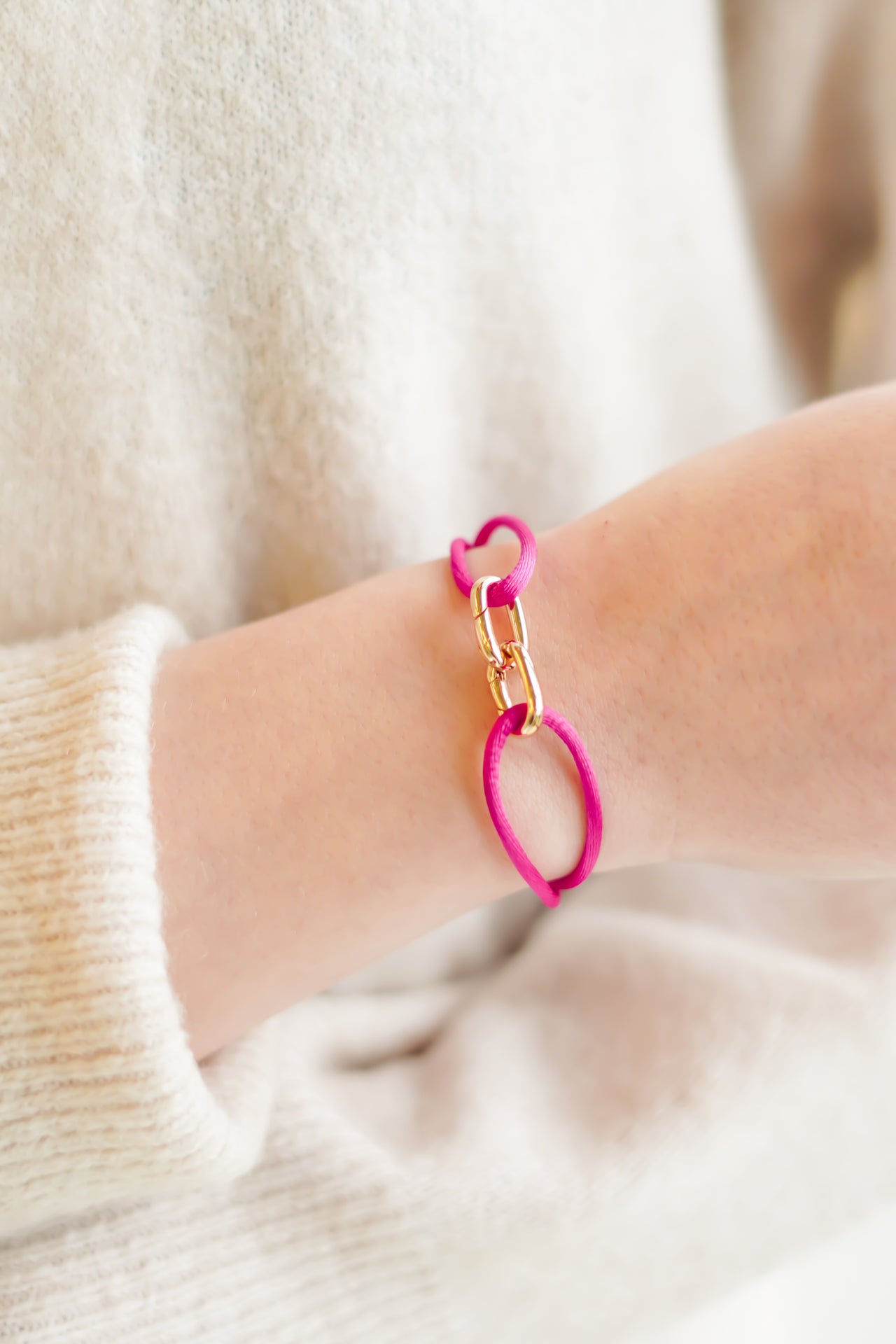 Double Mon Chéri Armband - 18k Verguld Double Mon Chéri Armband - 18k Verguld