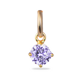 Birthstone Charm Bedel - 18k Verguld Birthstone Charm Bedel - 18k Verguld