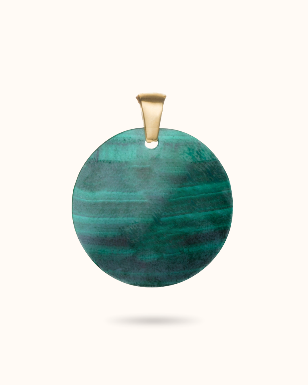 Gemstone Initial Necklace - 18k Gold Plated Gemstone Initial Necklace - 18k Gold Plated
