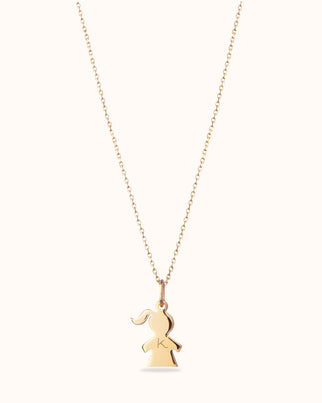 Collier Girly - Plaque or 18 carats Collier Girly - Plaque or 18 carats