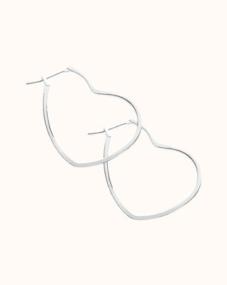 Hart Oorbellen - Sterling Zilver 925 Hart Oorbellen - Sterling Zilver 925