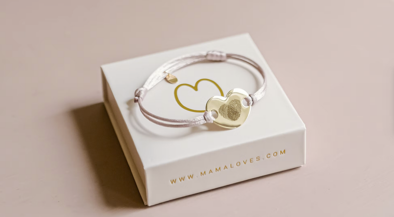 Bracelet Cœur - Plaque or 18 carats Bracelet Cœur - Plaque or 18 carats