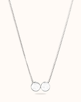 Collier Perles Initiale - Argent Collier Perles Initiale - Argent