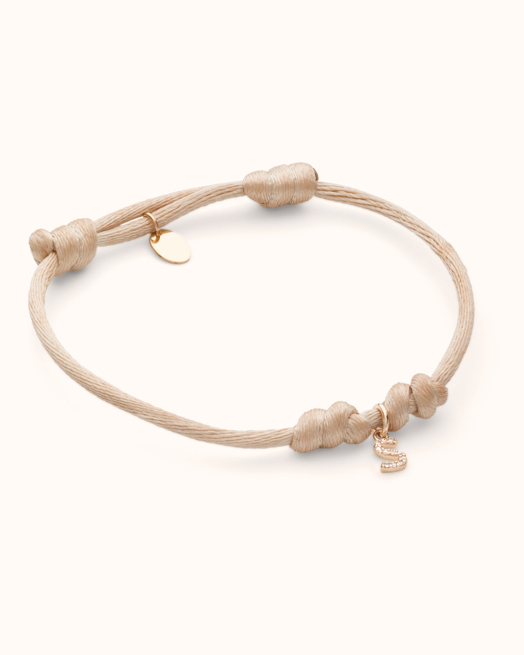Buchstaben Charm Sparkle Armband - Vergoldet Buchstaben Charm Sparkle Armband - Vergoldet
