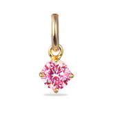 Birthstone Charm Bedel - 18k Verguld Birthstone Charm Bedel - 18k Verguld