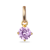 Birthstone Charm Bedel - 18k Verguld Birthstone Charm Bedel - 18k Verguld