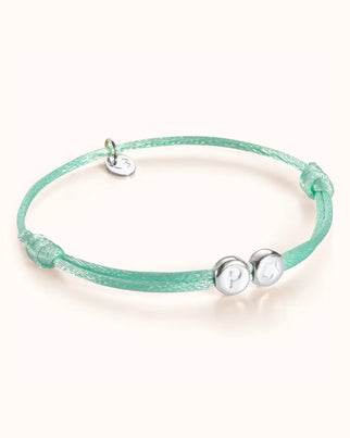 Kinder Initial Armband - Silber Kinder Initial Armband - Silber