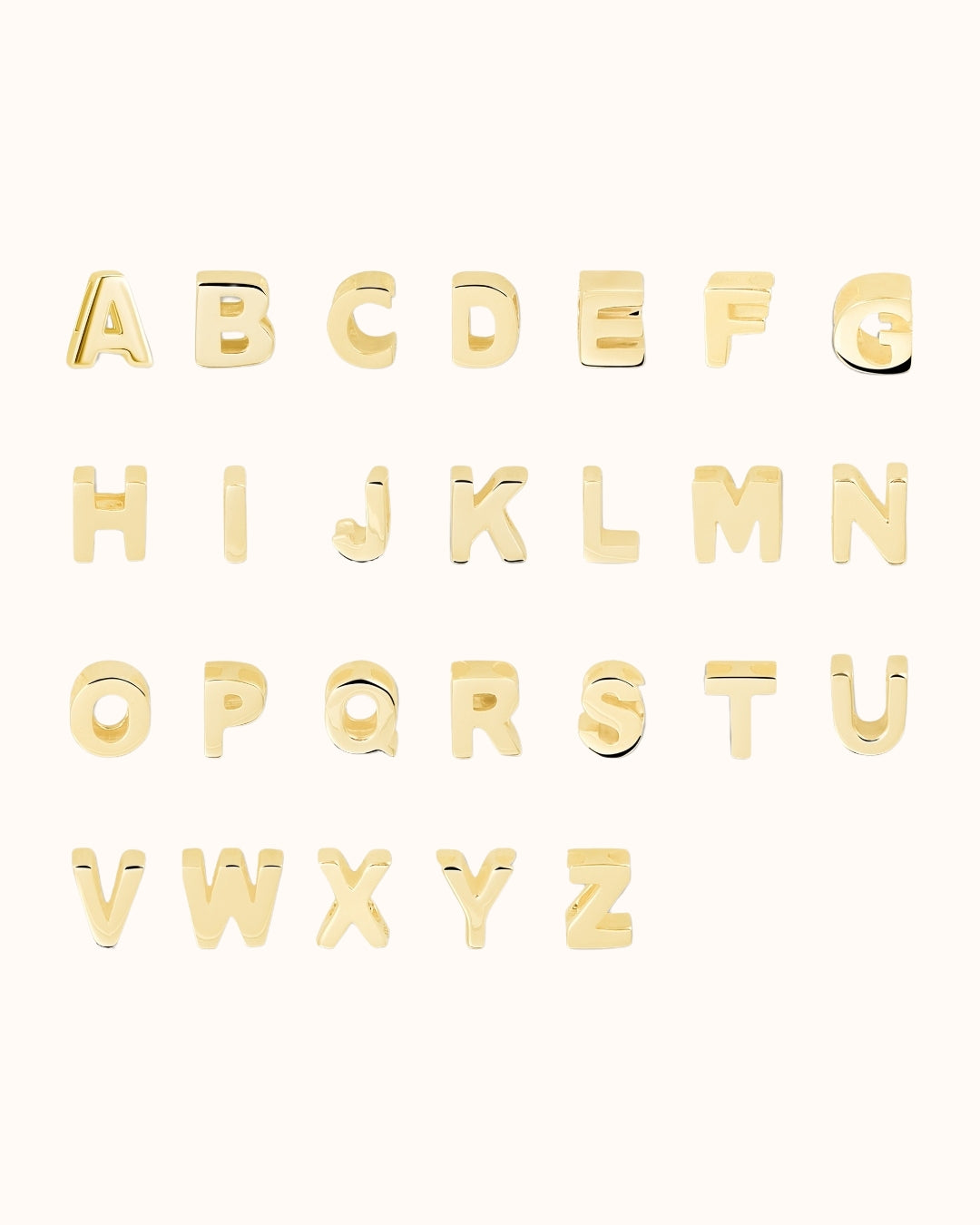 Pendentif Suel Lettre - Plaque or 18 carats Pendentif Suel Lettre - Plaque or 18 carats