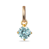Birthstone Charm Bedel - 18k Verguld Birthstone Charm Bedel - 18k Verguld