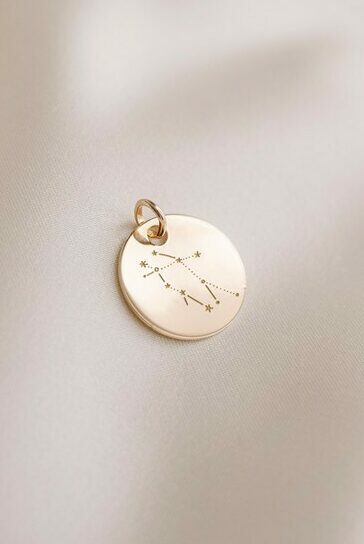 Collier Zodiaque Constellation - Plaque or 18 carats Collier Zodiaque Constellation - Plaque or 18 carats
