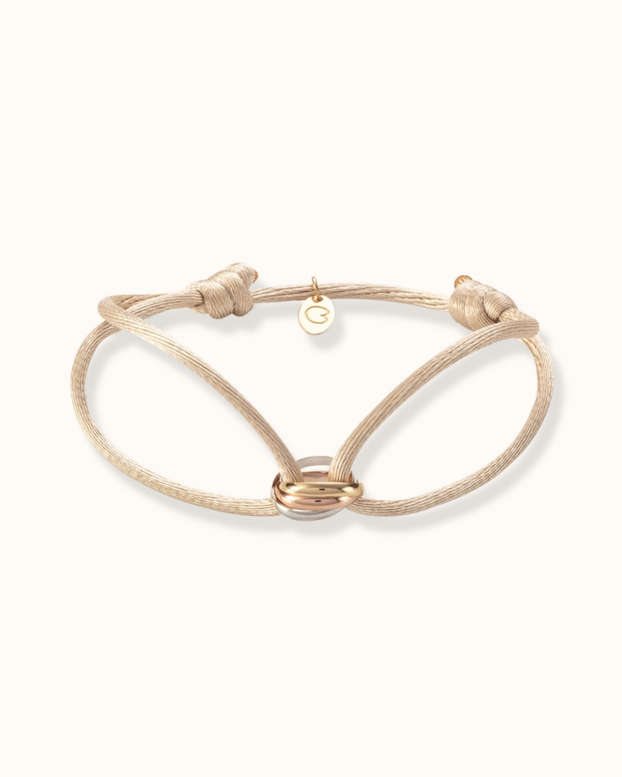 Personalisiertes Tricolor Armband 585er Echtgold - 585er Echtgold Personalisiertes Tricolor Armband 585er Echtgold - 585er Echtgold