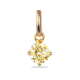 Birthstone Charm Bedel - 18k Verguld Birthstone Charm Bedel - 18k Verguld