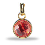 Loose Birthstone Charm - Gold plated