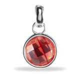 Single Birthstone Charm - Silver