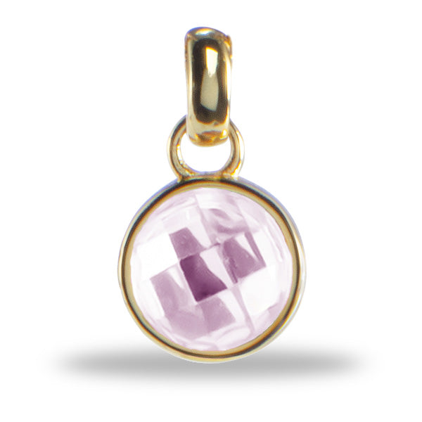 Single Birthstone Charm - Silver