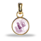 Loose Birthstone Charm - Gold plated