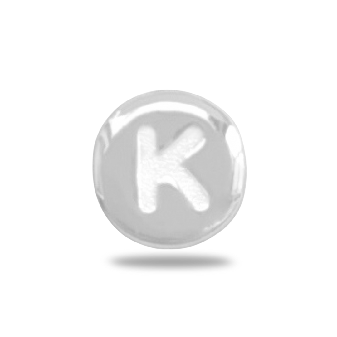 Charm Perle Initiale - Argent Massif 925
