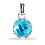 Single Birthstone Charm - Silver