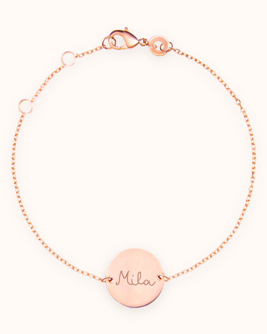 Coin Armband - 18k Rosé Verguld