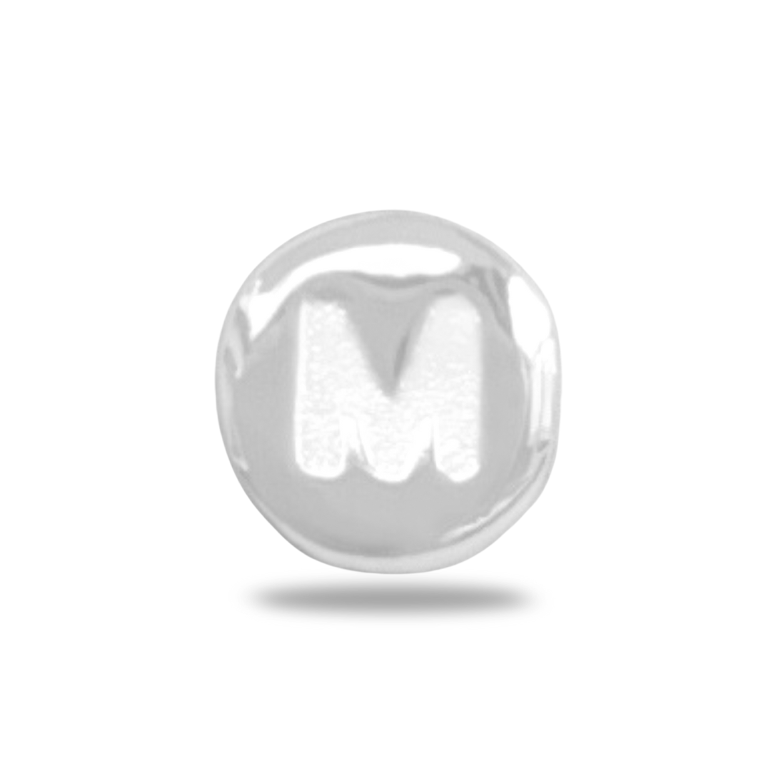 Charm Perle Initiale - Argent Massif 925