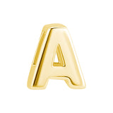 14k Single Initial Charm - 14k gold