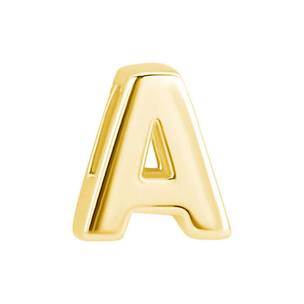 Charm-Buchstabe – 14-karätiges Massivgold