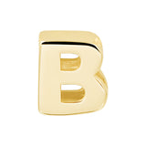 14k Single Initial Charm - 14k gold