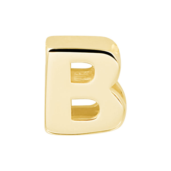 Bedel Letter - 14k Solid Gold - free