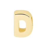 14k Single Initial Charm - 14k gold