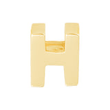 14k Single Initial Charm - 14k gold