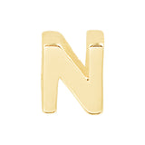 14k Single Initial Charm - 14k gold