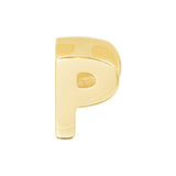 14k Single Initial Charm - 14k gold