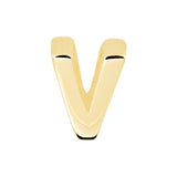 14k Single Initial Charm - 14k gold