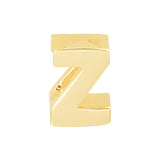 14k Single Initial Charm - 14k gold