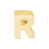 14k Single Initial Charm - 14k gold