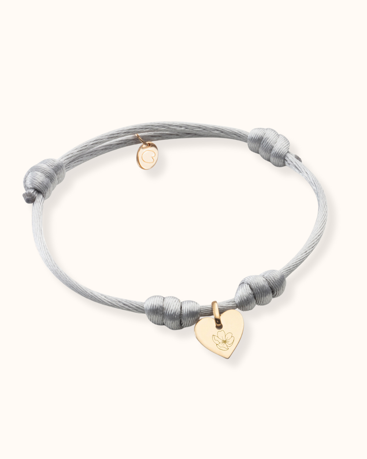 14k Single Birth Flower Bracelet - 14k gold